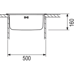 RODI- Einbauspuele New Manaus- Edelstahl 87207 87207