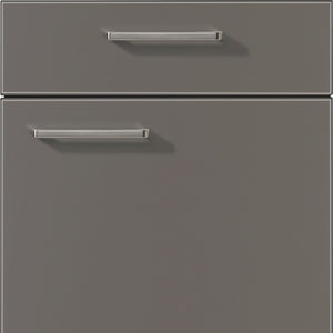 nobilia Küchen Frontüren Muster, Frontmuster - 789 Artis Glasoptik Titanio matt 937 Möbelfront