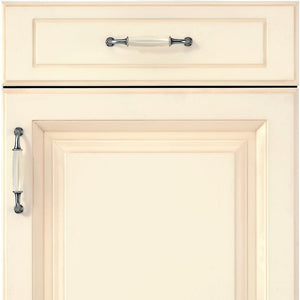 nobilia Küchen Frontüren Muster, Frontmuster - 224 Castello Magnolia gewischt 390 Möbelfront