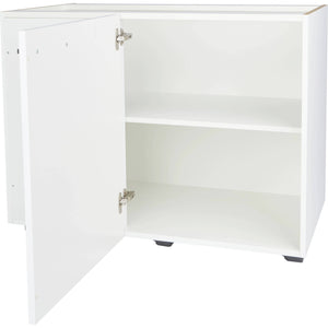 nobilia Eckschrank 1 Tür UEDF100 Küchen-Eckunterschrank weiß UED100-60 32099-Linksanschlag