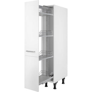 nobilia Elements Highboard Apothekerschrank HDA30-1 30cm 20413 Alpinweiß SoftStoppPro