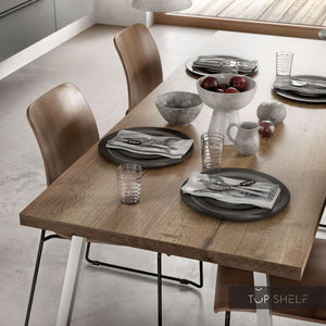 nobilia Esszimmer Speisezimmer Komplett Set 300 cm Touch 334 Schiefergrau supermatt