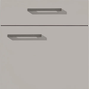 nobilia Küchen Frontüren Muster, Frontmuster - 406 Fashion Lack Steingrau matt 165 Möbelfront