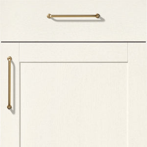 nobilia Küchen Frontüren Muster, Frontmuster - 419 Frame Lacklaminat Holzstruktur Weiß 613 Möbelfront