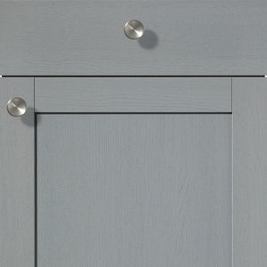 nobilia Küchen Frontüren Muster, Frontmuster - 419 Frame Lacklaminat Holzstruktur Steinblau 614 Möbelfront