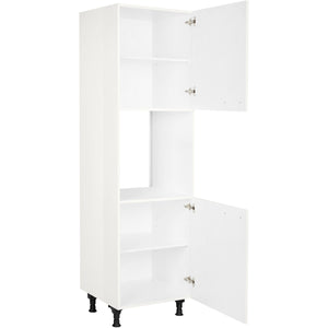 nobilia Geräte Umbau Backofen GO 1 60 cm Alpin Weiss Hoch Glanz 503 Flash 648