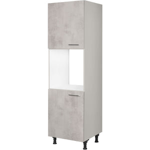 nobilia Geräte Umbau Backofen GO 1 60 cm Beton Grau Hellgrau Anthrazit 892 Riva 371