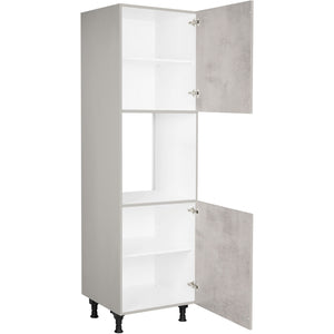 nobilia Geräte Umbau Backofen GO 1 60 cm Beton Grau Hellgrau Anthrazit 892 Riva 371