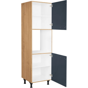 nobilia Geräte Umbau Backofen GO 1 60 cm Dunkel Blau Fjordblau Ultra Matt 966 Easytouch 945