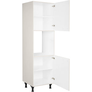 nobilia Geräte Umbau Backofen GO 1 60 cm Hell Grau Seiden grau Hoch Glanz 455 Flash 648