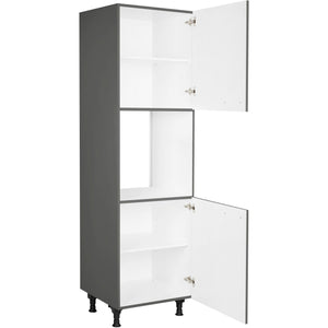 nobilia Geräte Umbau Backofen GO 1 60 cm Schiefergrau Dunkel Anthrazit Hoch glanz 453 Flash 648