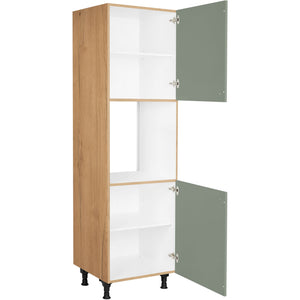 nobilia Geräte Umbau Backofen GO 1 60 cm Schilf Grün matt 776 Cascada 684