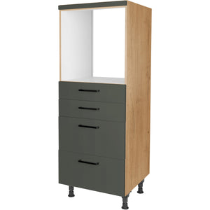 nobilia Geräte Umbau Backofen GO2S2A 60 cm Mineral Grün Ultra Matt 964 Easytouch 945