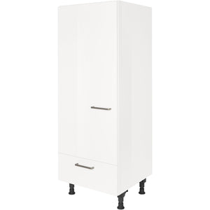 nobilia Geräte Umbau Kühlautomat G123S 60 cm Alpin Weiss Hoch Glanz 503 Flash 648