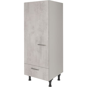 nobilia Geräte Umbau Kühlautomat G123S 60 cm Beton Grau Hellgrau Anthrazit 892 Riva 371