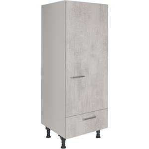 nobilia Geräte Umbau Kühlautomat G123S 60 cm Beton Grau Hellgrau Anthrazit 892 Riva 371