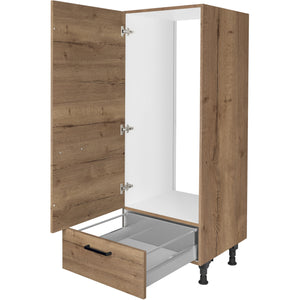 nobilia Geräte Umbau Kühlautomat G123S 60 cm Eiche Havanna Dunkel 402 Structura 382