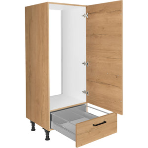 nobilia Geräte Umbau Kühlautomat G123S 60 cm Eiche Sierra Hell 405 Structura 382