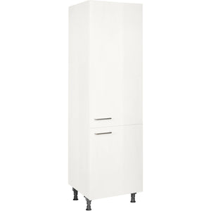 nobilia Geschirr Vorratsschrank HDV60 1 60 cm Alpin Weiss Hoch Glanz 503 Flash 648