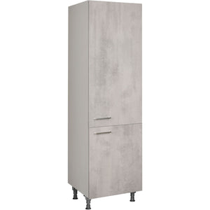 nobilia Geschirr Vorratsschrank HDV60 1 60 cm Beton Grau Hellgrau Anthrazit 892 Riva 371