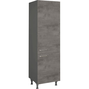 nobilia Geschirr Vorratsschrank HDV60 1 60 cm Beton Schiefergrau Dunkel Anthrazit 889 Riva 371