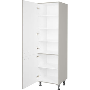 nobilia Geschirr Vorratsschrank HDV60 1 60 cm Hellgrau Stein grau super matt 341 Touch 317