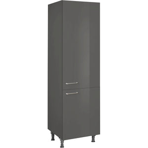 nobilia Geschirr Vorratsschrank HDV60 1 60 cm Schiefergrau Dunkel Anthrazit Hoch glanz 453 Flash 648