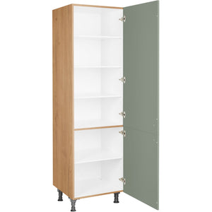 nobilia Geschirr Vorratsschrank HDV60 1 60 cm Schilf Grün matt 776 Cascada 684