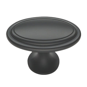 nobilia Griff 679 Metallknopf Schwarz