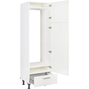 nobilia Hochschrank für Kühl-Gefrierkombination G145A-1 60cm, 2 Türen, 1 Schublade, rechts