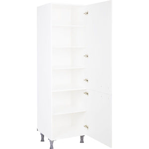 nobilia Hochschrank HDV60-1 60cm in 332 Alpinweiß Geschirr- und Vorratsschrank 2-türig rechts