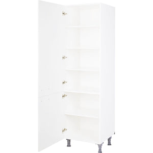 nobilia Hochschrank HDV60-1 60cm in Alpinweiß Geschirr- und Vorratsschrank 2-türig link