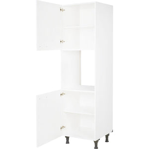 nobilia Hochschrank für Backofen GO-1 60cm 2-türig, 332 Alpinweiß links (3)