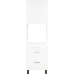 nobilia Hochschrank für Backofen und Mikrowelle GOS2A-1 60cm 1 Schublade, 2 Auszüge, 1 Tür rechts