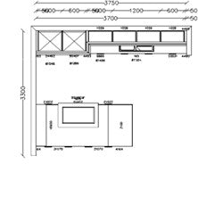nobilia Küche mit Kücheninsel Sylt 851 Lack Schwarz matt 360+240cm konfigurierbar mit E-Geräten Maße