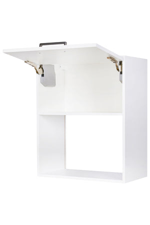 Set aus nobilia Mikrowellenschrank mit Junker Einbau-Mikrowelle JP4119260 Küchenschrank Wandschrank