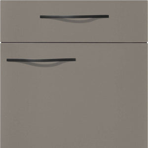 nobilia Küchen Frontüren Muster, Frontmuster - 615 Laser Taupegrau 461 Möbelfront