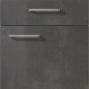 nobilia Küchen Frontüren Muster, Frontmuster - 615 Laser Schwarzbeton 463 Möbelfront