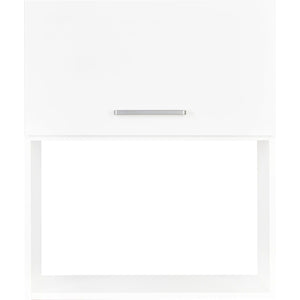 nobilia Mikrowellenschrank 60 cm weiß 1 Klappe Wandschrank Küchen-Hängeschrank WM60-WMJE60-WMLE60-36568