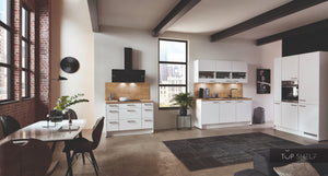 nobilia Modulküche Hamburg im Dekor Touch 332 mit Arbeitsplatte 192 Eiche Provence