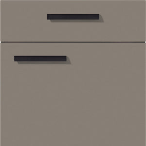 nobilia Küchen Frontüren Muster, Frontmuster - 115 Novalux Lack Taupegrau Hochglanz 513 Möbelfront