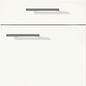 nobilia Küchen Frontüren Muster, Frontmuster - 115 Novalux Lack Alpinweiß Hochglanz 516 Möbelfront