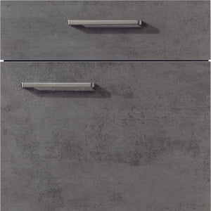 nobilia Küchen Frontüren Muster, Frontmuster - 371 Riva Beton schiefergrau Nachbildung 889 Möbelfront