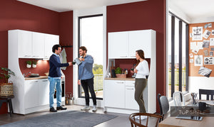 nobilia Singleküche Büroküche seitlichen Design-Wangen für freistehende Küchenblöcke Küchenzeilen