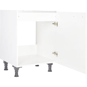 nobilia Spülenschrank-Unterschrank SPUD60 Alpinweiß 60cm rechts