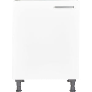 nobilia Spülenschrank-Unterschrank SPUD60 für Einbauspüle 60 cm Alpinweiß; links