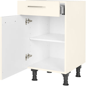 nobilia Unterschrank US45 45 cm Beige Magnolia super matt 336 Touch 317