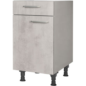 nobilia Unterschrank US45 45 cm Beton Grau Hellgrau Anthrazit 892 Riva 371