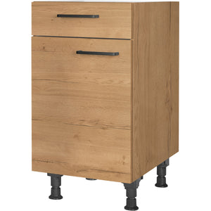 nobilia Unterschrank US45 45 cm Eiche Sierra Hell 405 Structura 382