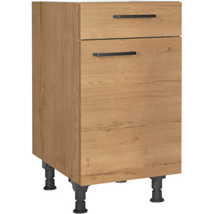 nobilia Unterschrank US45 45 cm Eiche Sierra Hell 405 Structura 382